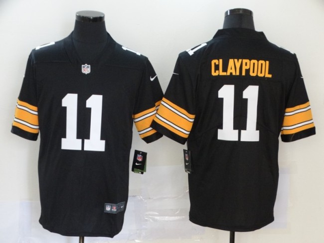 Pittsburgh Steelers 11 Chase Claypool Football Jersey Legend Black