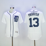 Detroit Tigers 13 Lance Parrish Flexbase Baseball Jersey White