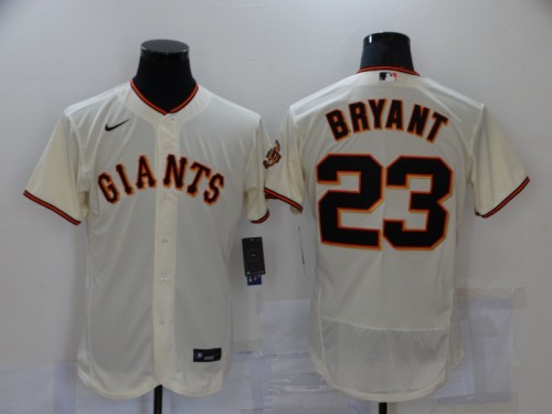 Nike San Francisco Giants 23 kris bryant Flexbase Baseball Jersey Beige