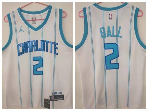 Nike New Orleans Hornets 2 Lamelo Ball Basketball Jersey White