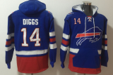 Buffalo Bills 14 Stefon Diggs Hoodies Football Jersey Blue