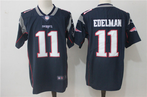 New England Patriots 11 Julian Edelman Football Jersey Legend Navy blue