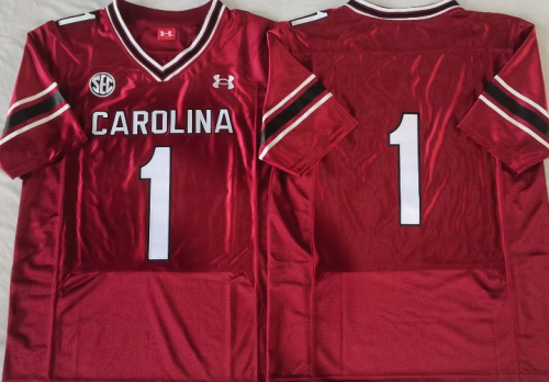 South Carolina Gamecock 1 Deebo Samuel College Football Jersey Red