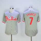 Philadelphia Phillie 7 Maikel Franco Flexbase Baseball Jersey Gray