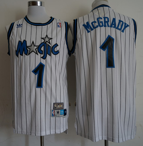 Orlando Magic 1 Tracy McGrady Basketball Jersey White