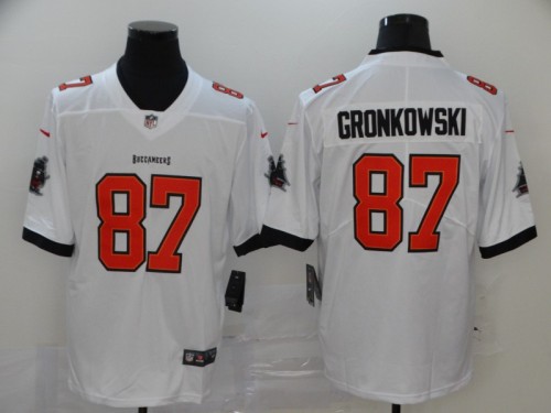 Tampa Bay Buccaneers 87 Rob Gronkowski Football Jersey Legend White