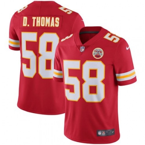 Kansas City Chiefs 58 Derrick Thomas Football Jersey Legend Red