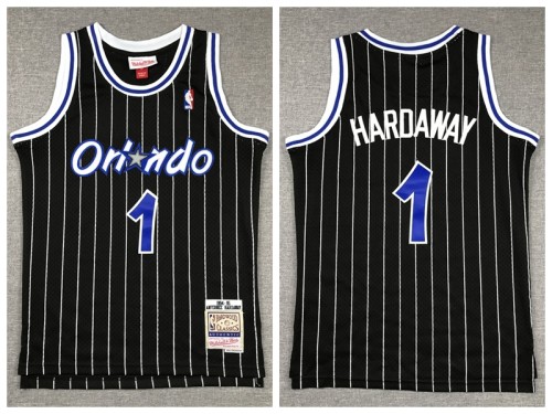 Youth Orlando Magic 1 Penny Hardaway Basketball Jersey Black Retro