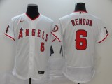 Nike Los Angeles Angeles 6 Anthony Rendon Flexbase Baseball Jersey White