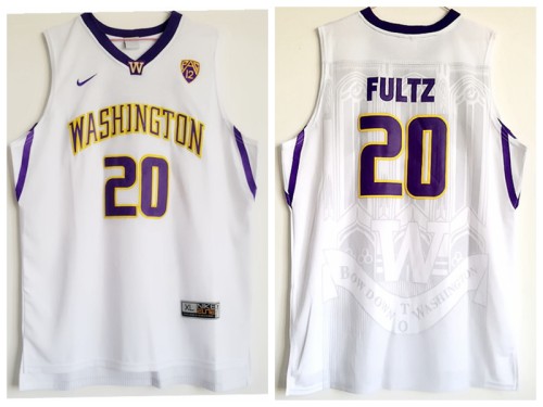 NCAA White shirt 20 Fultz University of Washington