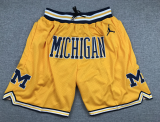 Michigan yellow pocket pants
