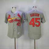 St.Louis Cardinals 45 Bob Gibson Flexbase Baseball Jersey Gray