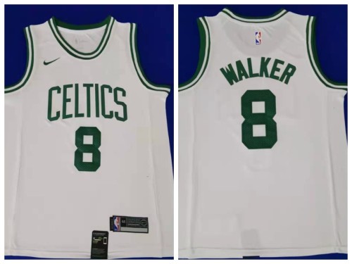 Nike Boston Celtics 8 Kemba Walker Basketball Jersey White Fan