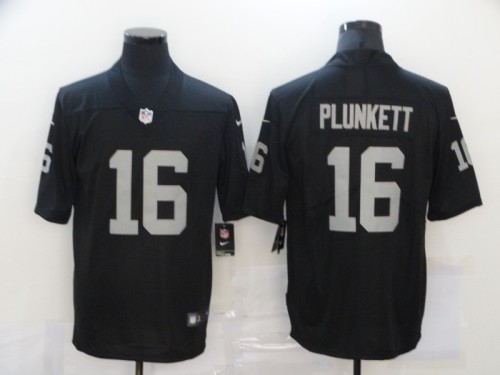 Oakland Raiders 16 Jim Plunkett Football Jersey Legend Black