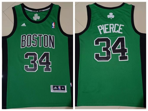 Boston Celtics 34 Paul Pierce Basketball Jersey Green
