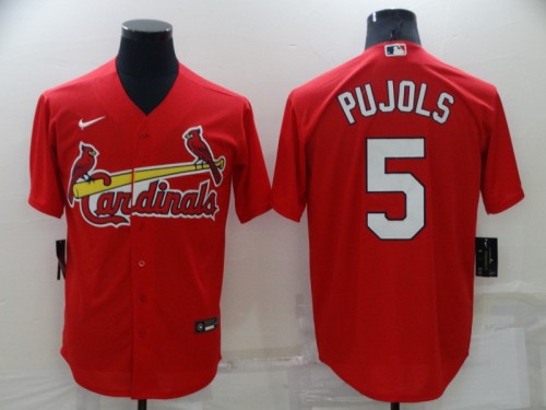 Nike St.Louis Cardinals 5 Albert Pujols Baseball Jersey Red