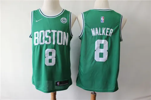 Nike Boston Celtics 8 Kemba Walker Basketball Jersey Green Fan