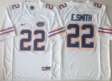 New Florida Gators 22 Emmitt Smith College Football Jersey White