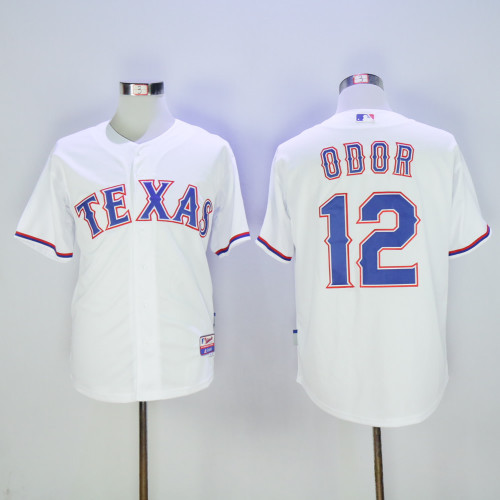 Texas Rangers 12 Rougned Odor Baseball Jersey White