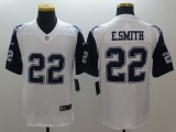 Dallas Cowboys 22 Emmitt Smith Football Jersey Legend White