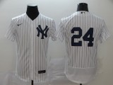 Nike New York Yankee 24 Gary Sanchez Flexbase Baseball Jersey White