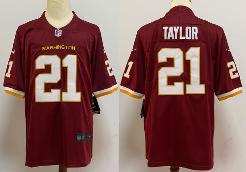 Washington Redskins 21 Sean Taylor Football Jersey Legend Red