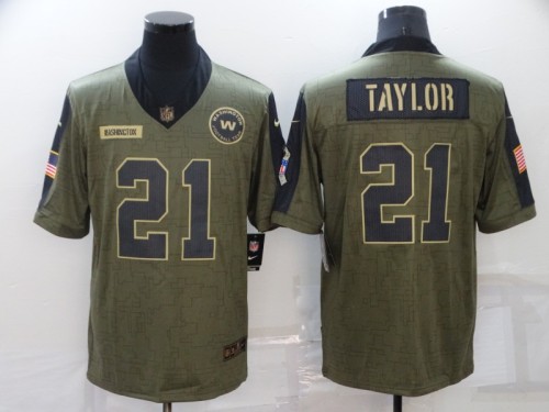 Washington Redskins 21 Sean Taylor Football Jersey New salute