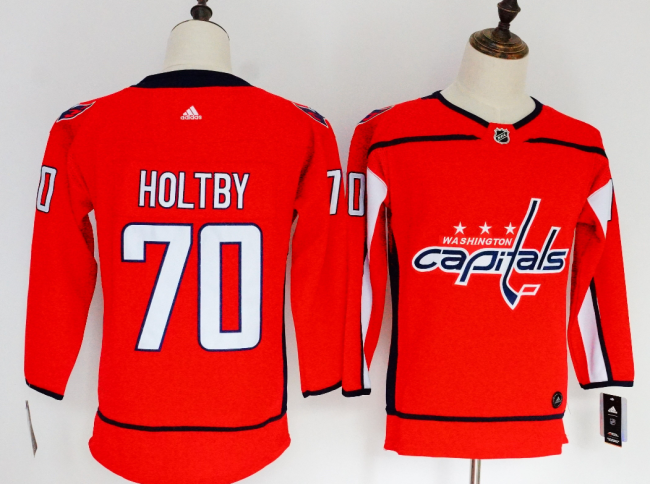 Women Adidas Classic Washington Capitals 70 Braden Holtby Ice Hockey Jersey Red