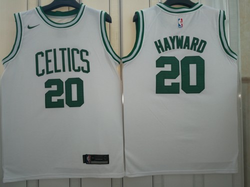 Nike Boston Celtics 20 Gordon Hayward Basketball Jersey White Fans Edition