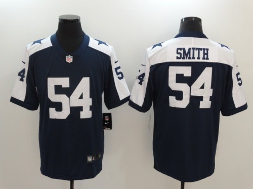 Dallas Cowboys 54 Jaylon Smith Football Jersey Legend Navy Blue