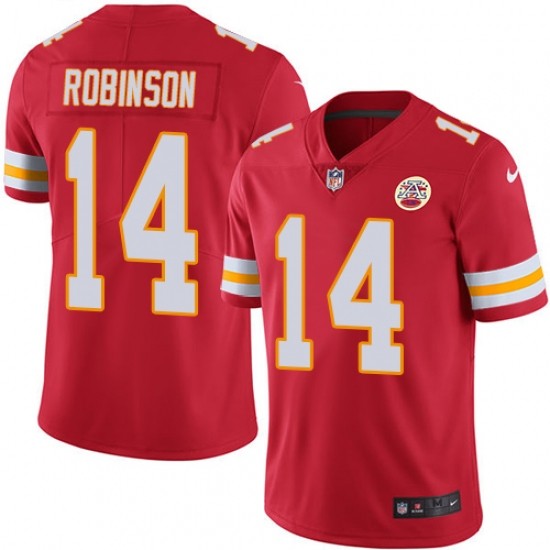 Kansas City Chiefs 14 Demarcus Robinson Football Jersey Legend Red