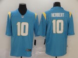 2020 San Diego Chargers 10 Justin Herbert Football Jersey Legend Blue