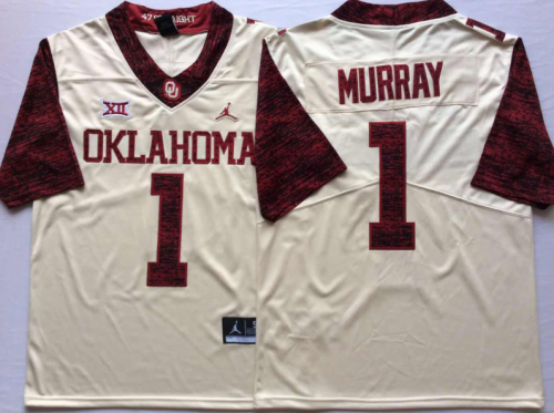 Oklahoma Sooners Jordan 1 Kyler Murray College Football Limited Jersey White