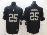 Oakland Raiders 25 Josh Jacobs Football Jersey Legend Black
