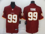 Washington Redskins 99 Chase Young Football Jersey Legend Red