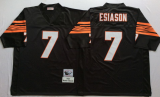 Cincinnati Bengals 7 Boomer Esiason Football Jersey Black Retro