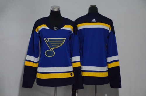 Women Adidas Classic St. Louis Blues blank Ice Hockey Jersey Blue