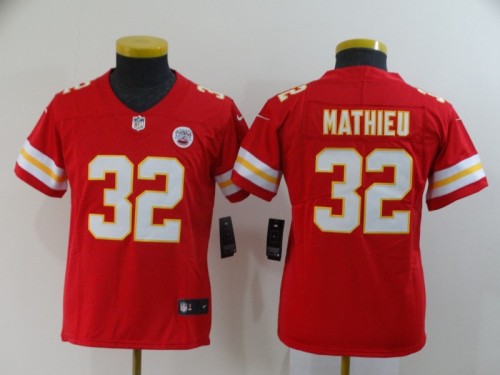 Youth Kansas City Chiefs 32 Tyrann Mathieu Football Jersey Legend Red