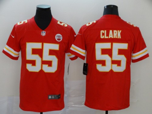 Kansas City Chiefs 55 Frank Clark Football Jersey Legend Red