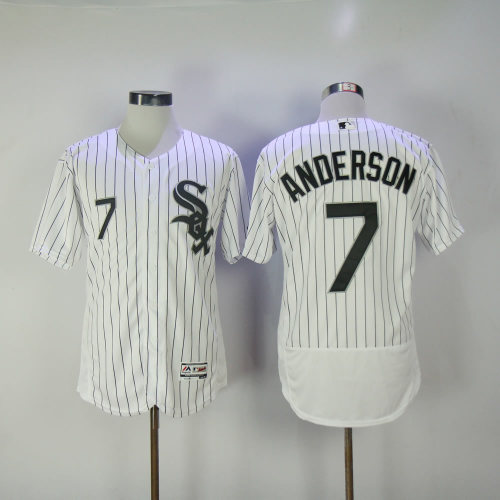 Chicago White Sox 7 Tim Anderson Flexbase Baseball Jersey White