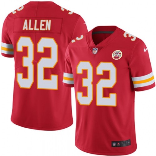 Kansas City Chiefs 32 Marcus Allen Football Jersey Legend Red