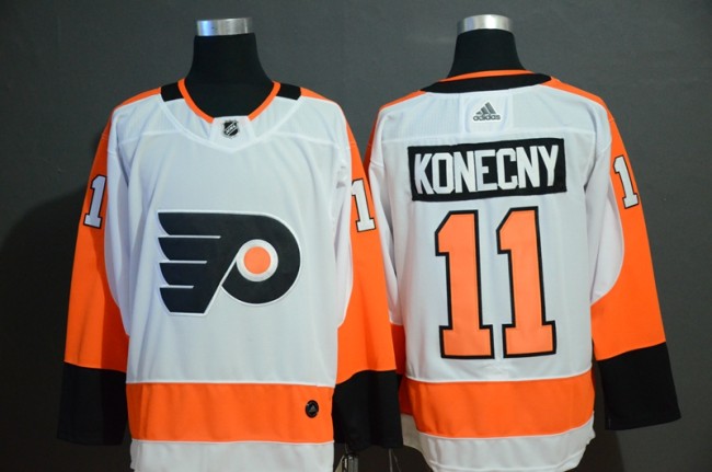 Adidas Classic Philadelphia Flyers 11 Travis Konecny Ice Hockey Jersey White