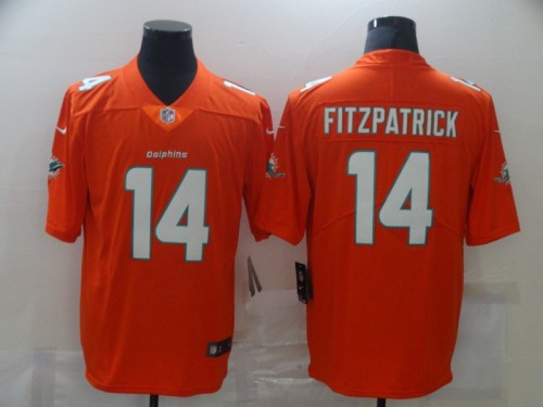 Miami Dolphins 14 Ryan Fitzpatrick Football Jersey Legend Orange