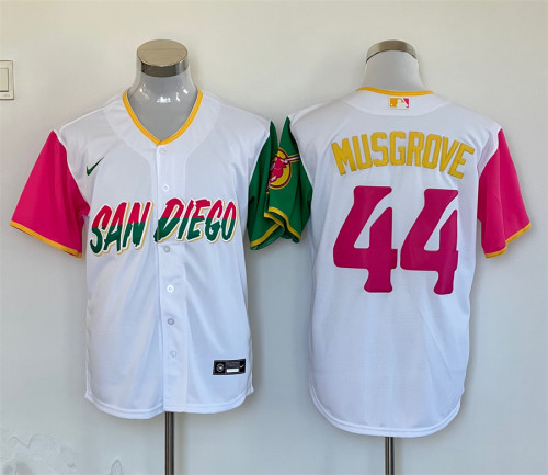 Nike San Diego Padres 44 Joe Musgrove Baseball Jersey White City Edition