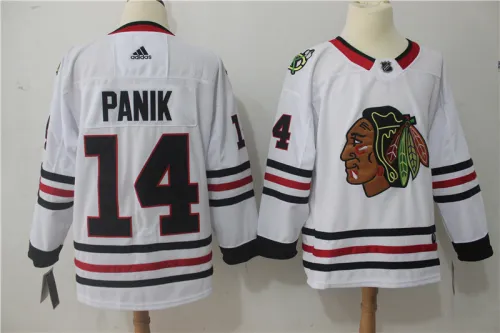 Adidas Classic Chicago Blackhawks 14 Richard Panik Ice Hockey Jersey White
