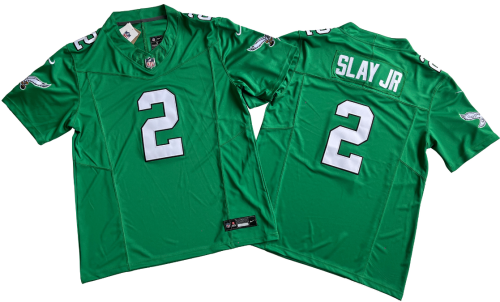 Philadelphia Eagles 2 Darius Slay Jr Football Jersey Green Three Dynasties