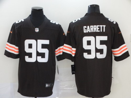 2020 Cleveland Browns 95 Myles Garrett Football Jersey Legend Brown
