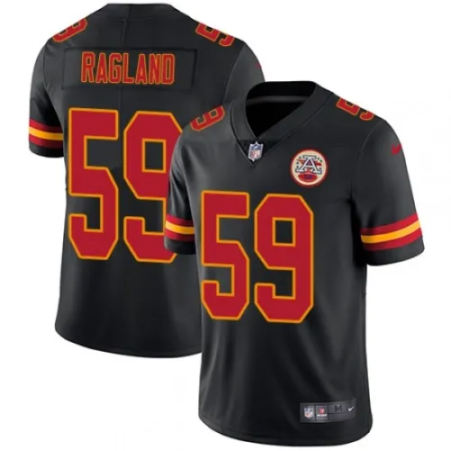 Kansas City Chiefs 59 Reggie Ragland Football Jersey Legend Black