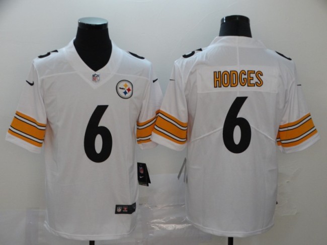 Pittsburgh Steelers 6 Devlin Hodges Football Jersey Legend White