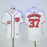 Washington Nationals 37 Stephen Strasburg Flexbase Baseball Jersey White